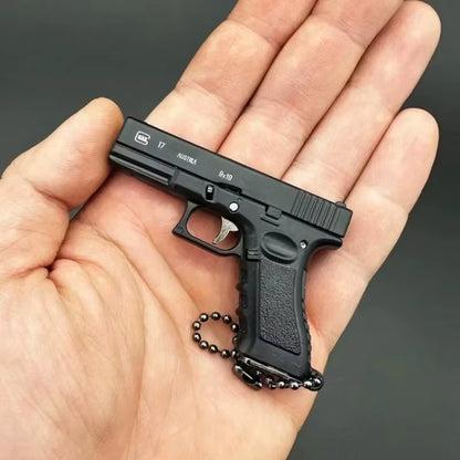 Metallic 1:3 G17 Keychain Mini Tactical Key Chain