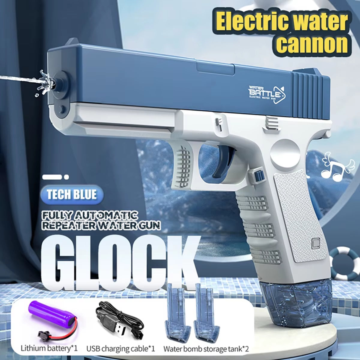 Semi/Automatic Electric Water Pistol Glock-17