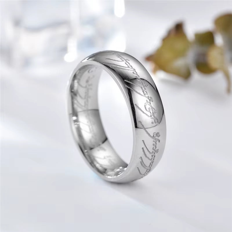 One Ring To Rule Them All - Lord of The Ring™(6mm Metallic Stainless Steel)