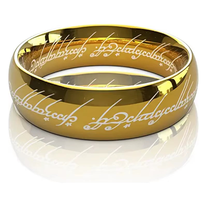 One Ring To Rule Them All - Lord of The Ring™(6mm Metallic Stainless Steel)