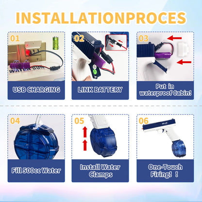 Semi/Automatic Electric Water Pistol Glock-17