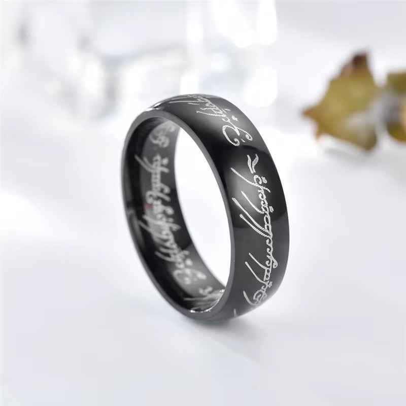 One Ring To Rule Them All - Lord of The Ring™(6mm Metallic Stainless Steel)