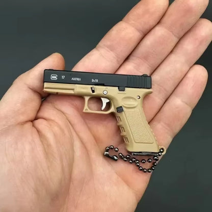 Metallic 1:3 G17 Keychain Mini Tactical Key Chain