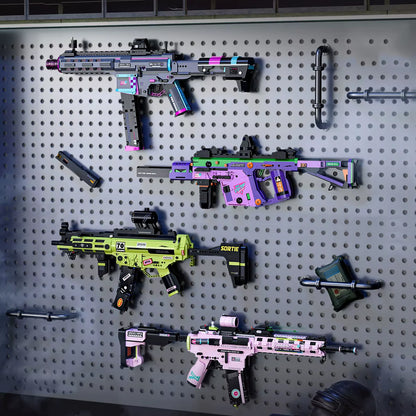 Military Mini Toy Gun Building Blocks - Fun Assembly Shooting Set for Boys