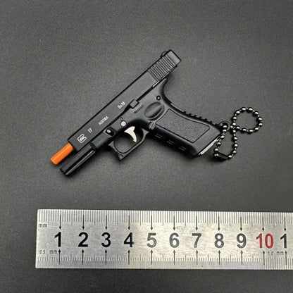 Metallic 1:3 G17 Keychain Mini Tactical Key Chain