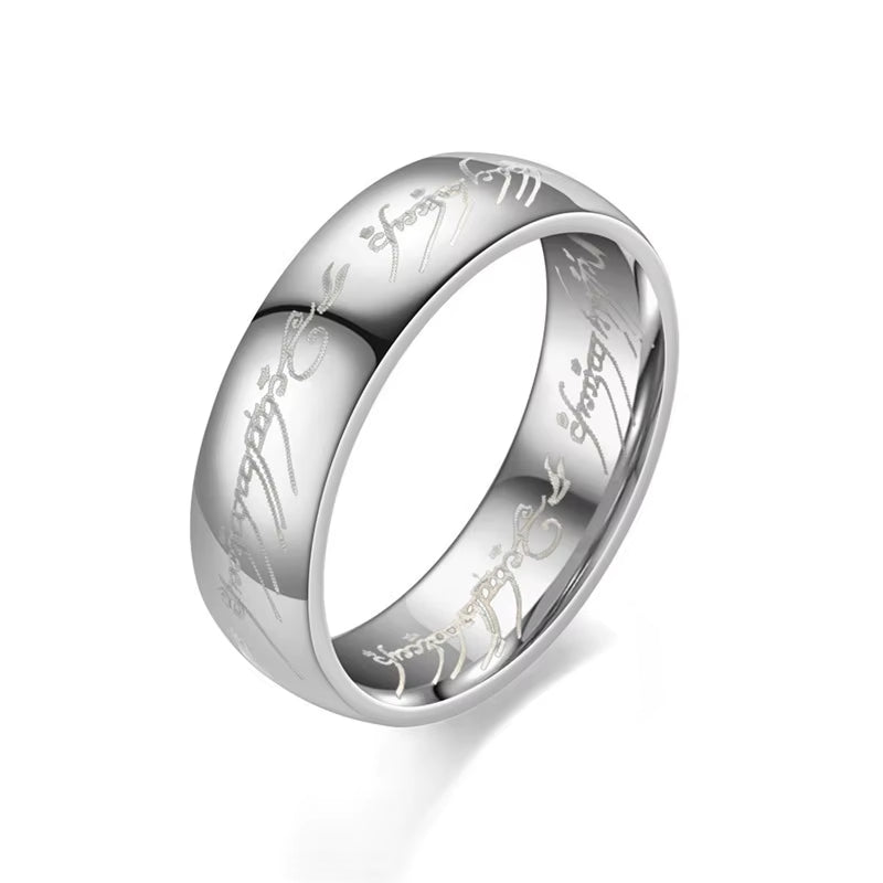 One Ring To Rule Them All - Lord of The Ring™(6mm Metallic Stainless Steel)