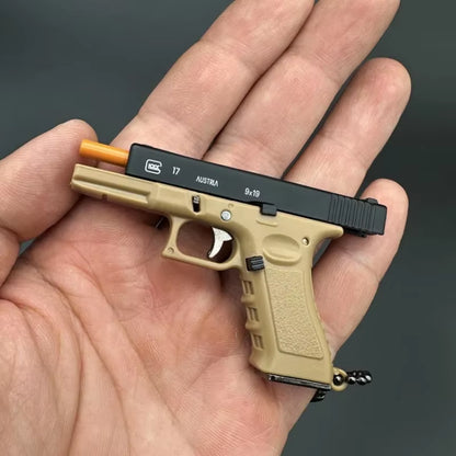 Metallic 1:3 G17 Keychain Mini Tactical Key Chain