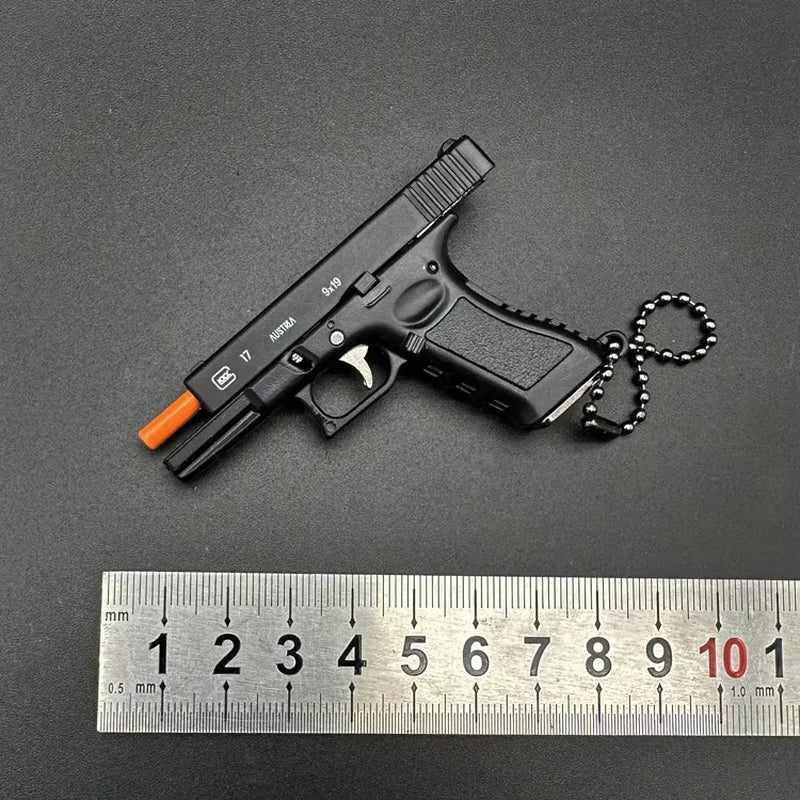 Metallic 1:3 G17 Keychain Mini Tactical Key Chain